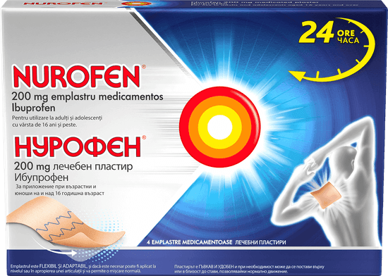 Нурофен 200 mg лечебен пластир